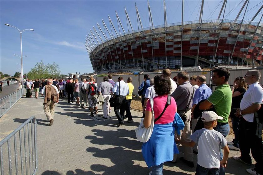 Poseł PO lansował się na Stadionie Narodowym