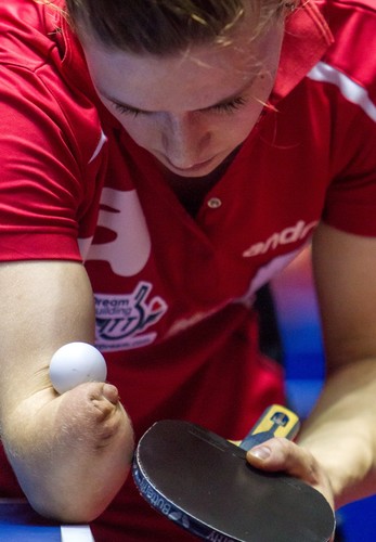 Natalia Partyka i jej koleżanki grają na mistrzostwach świata