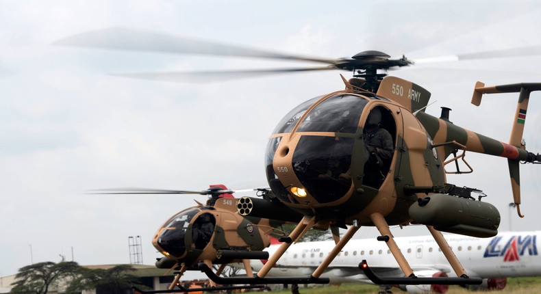 MD 530F helicopters aqcuired by Kenyans