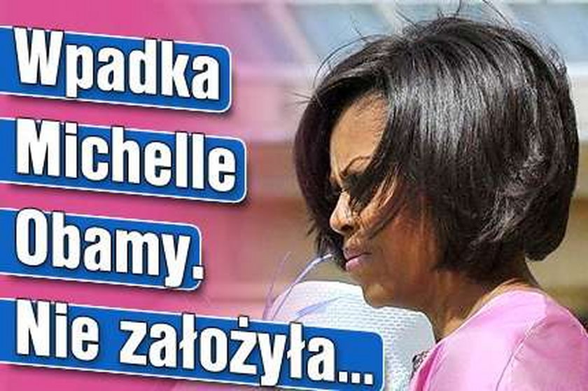 Wpadka Michelle Obamy. Nie założyła...