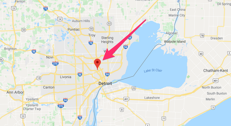 Michael Gray's house is located in Detroit, Michigan right outside of the University District. It's around one mile from the University of Detroit.