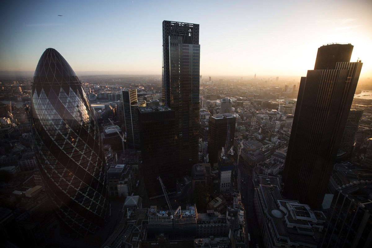 Panorama Londynu, Wielka Brytania, 28.10.2014