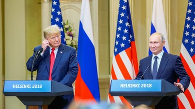 Donald Trump Władimir Putin