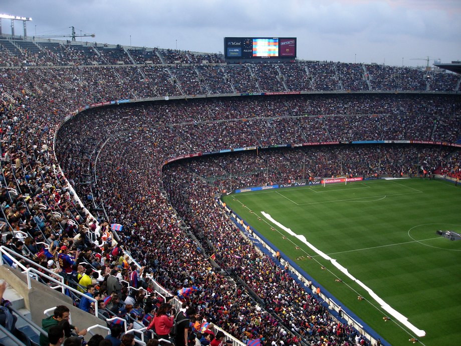 2. Stadion Camp Nou, Barcelona, Hiszpania