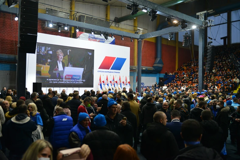SNS miting, Leskovac