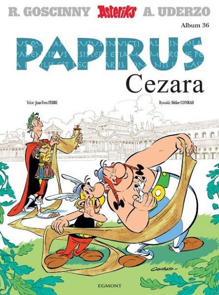 "Asteriks. Papirus Cezara" (okładka)