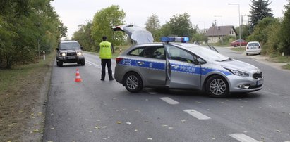 Policjanci przez całą dobę musieli pilnować plamy na jezdni