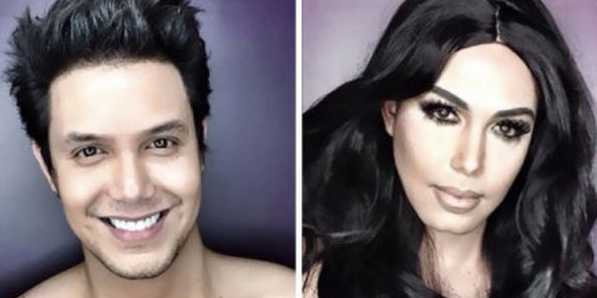 Paolo Ballesteros makijażem upodabnia się do aktorek Hollywood