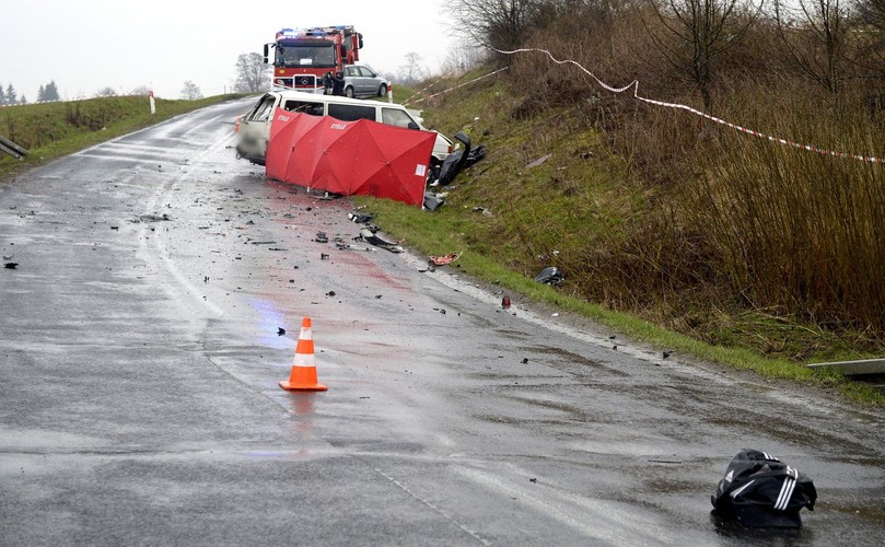 Piłkarze drużyny Wólczanka Wólka Pełkińska jechali na mecz. Zginęli w wypadku