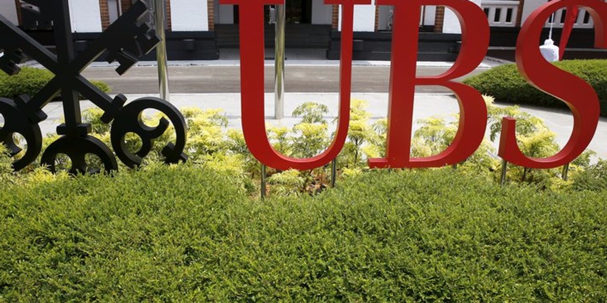 Signage outside UBS Business University.