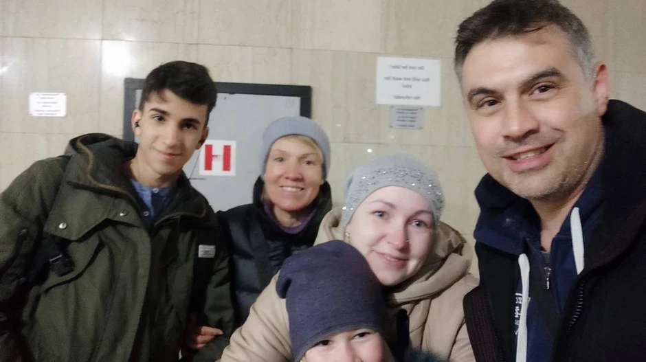 Vladimir Petković sa izbeglima iz Ukrajine u Subotici