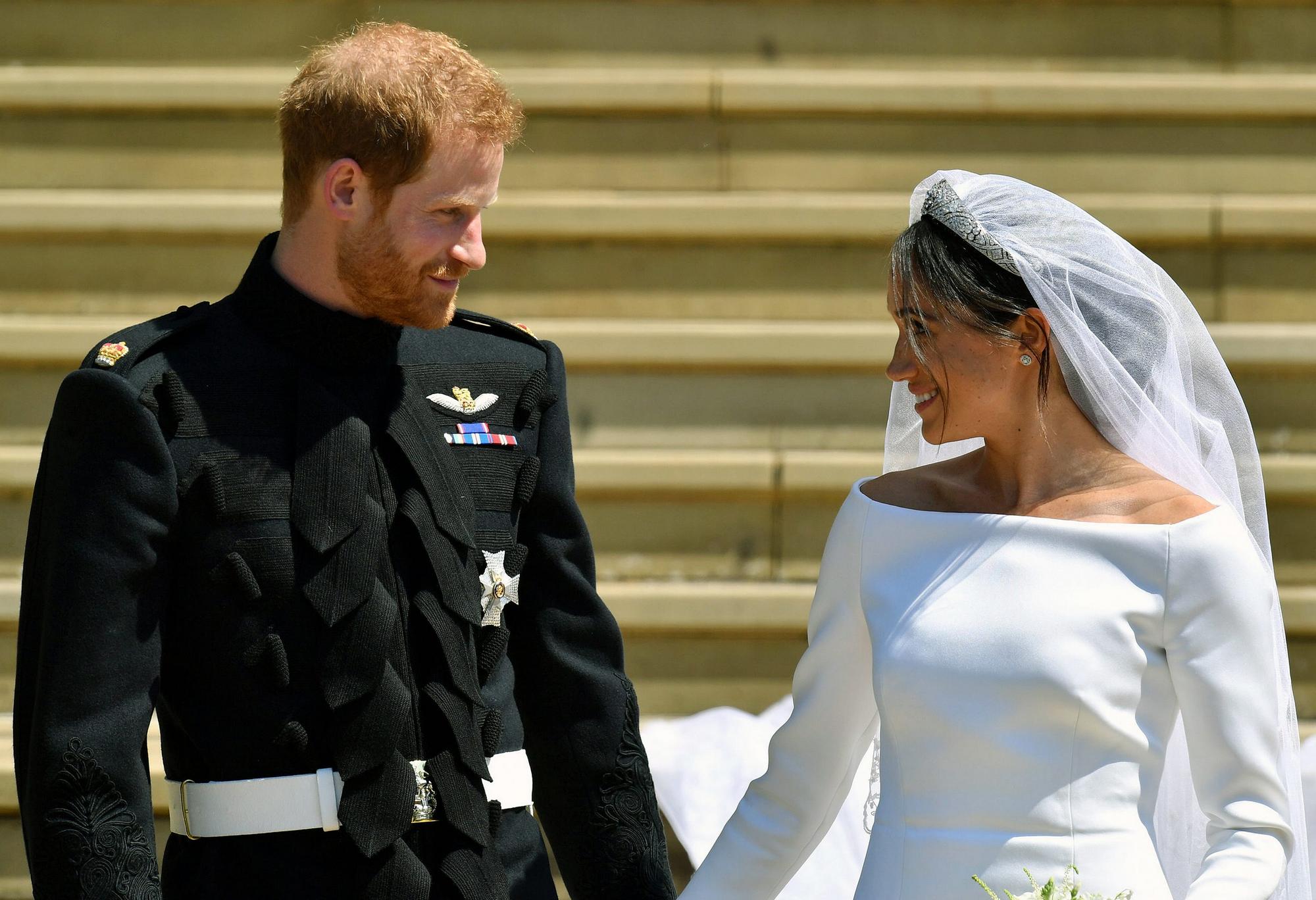 Princ Harry a jeho manželka Meghan Markle. 
