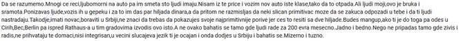 "Što se ovako ne zabavlja u Švajcarskoj?"