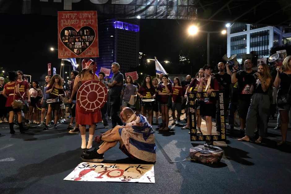 Protesti za oslobađenje talaca u izraelu - Tel Aviv, 10. avgusta