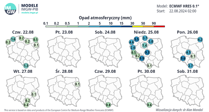 Przed nami szereg suchych i słonecznych dni