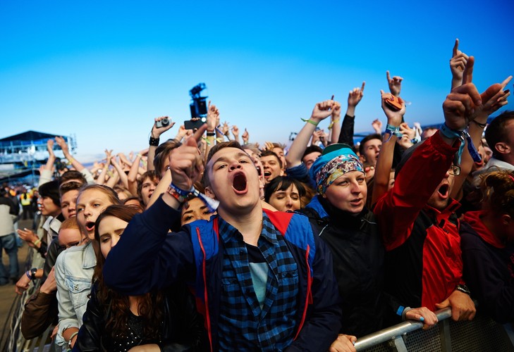 Publiczność podczas koncertu The Black Keys