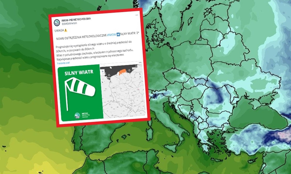 IMGW ostrzega przed silnym wiatrem. Wydano alerty