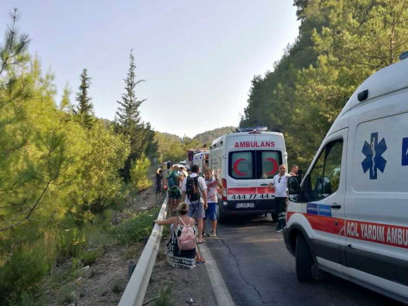 Wypadek autokaru z polskimi turystami w Turcji
