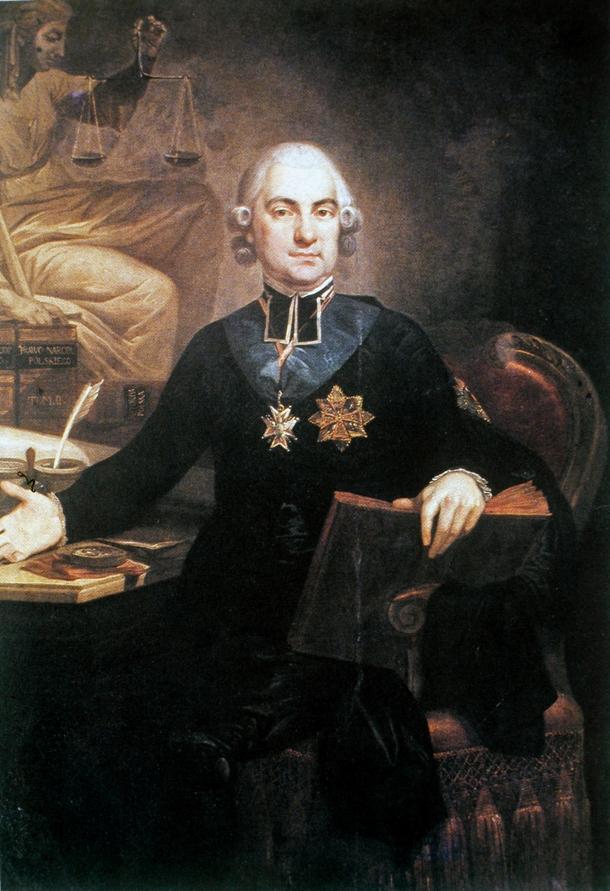 Portret Hugona Kołłataja autorstwa Józefa Peszka, XIX w.