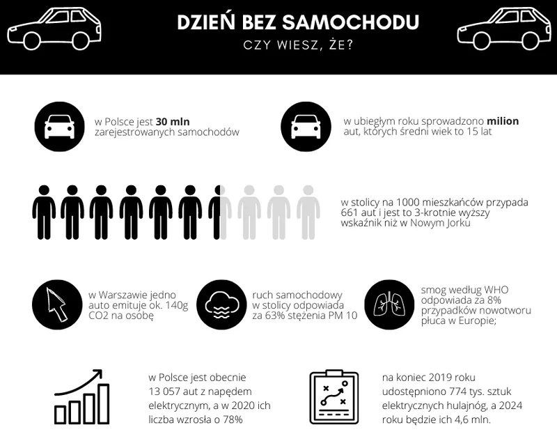 Ile Jest Aut Elektrycznych W Polsce Dzien Bez Samochodu 2020