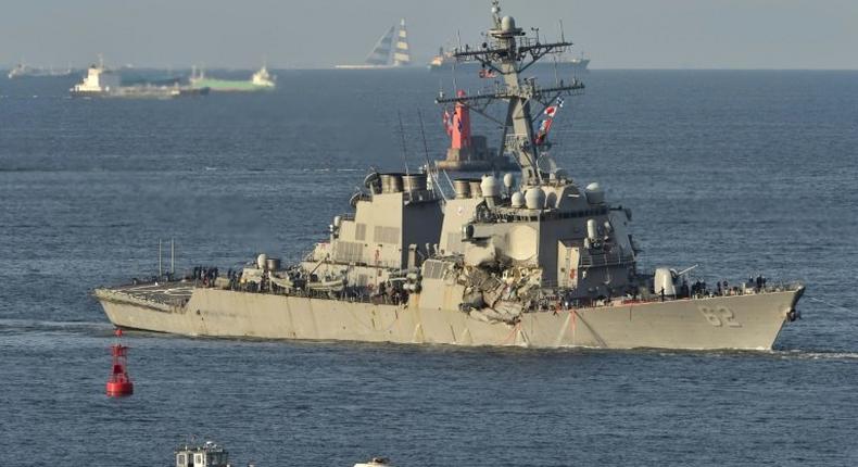 A preliminary investigation has found that the crew of the naval destroyer USS Fitzgerald was at fault for a June 17 collision with a Philippine-flagged vessel that left seven sailors dead