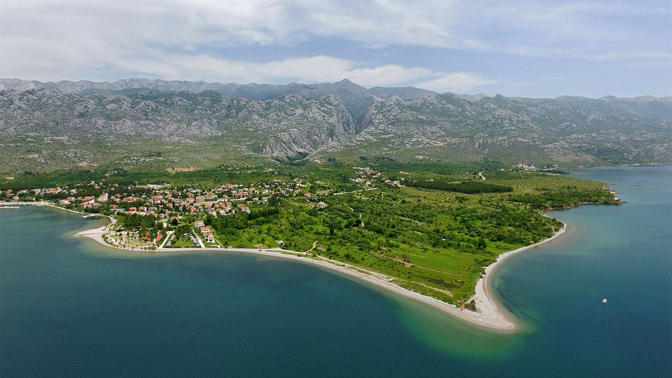 Plaża Pisak w Seline, Chorwacja