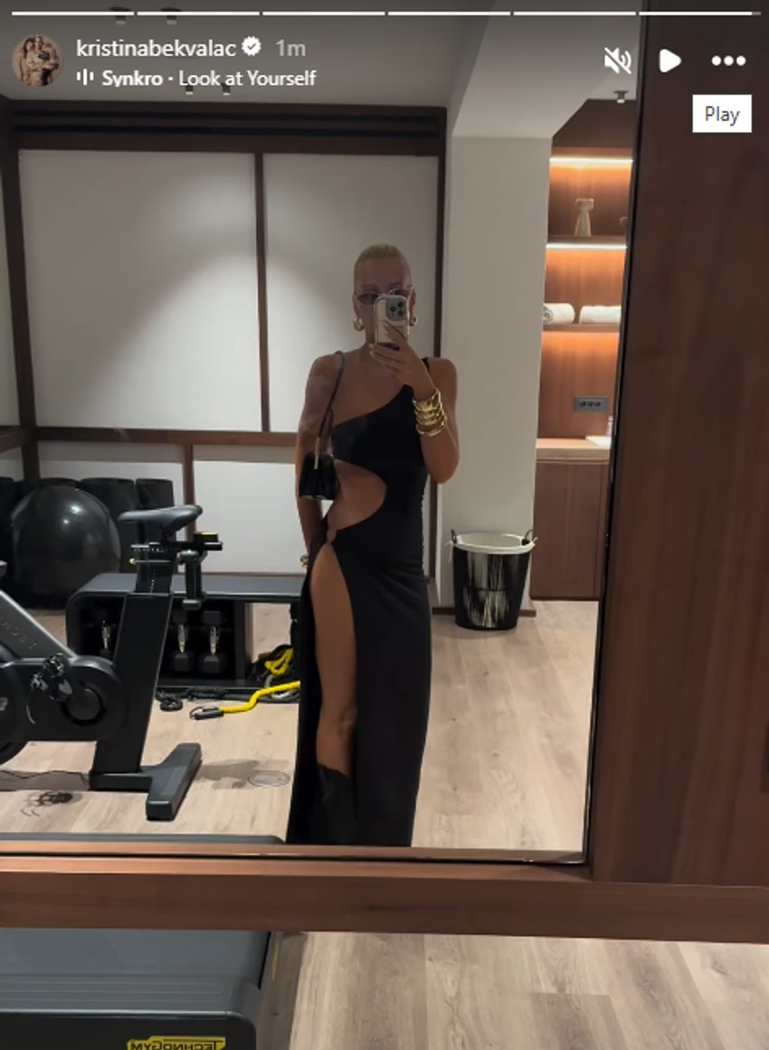 Kristina Bekvalac u vreloj haljini