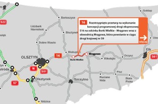 Już wiadomo, kto wykona koncepcję drogi ekspresowej S16 [MAPA]
