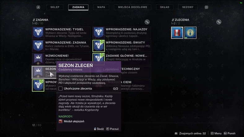 Destiny 2 - screenshot z darmowej wersji New Light
