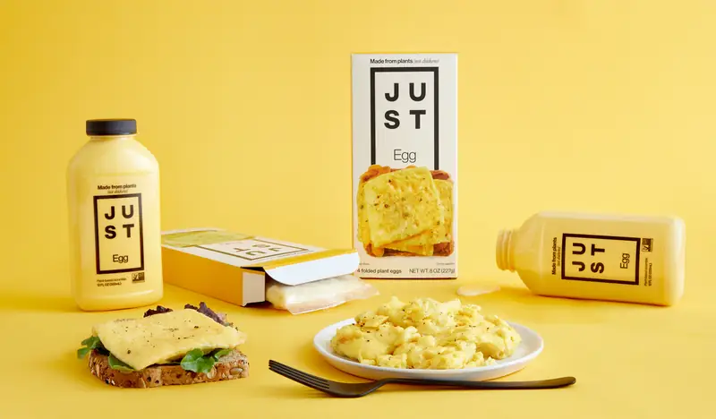 Produkty Eat Just z roślinnymi zamiennikami jajek