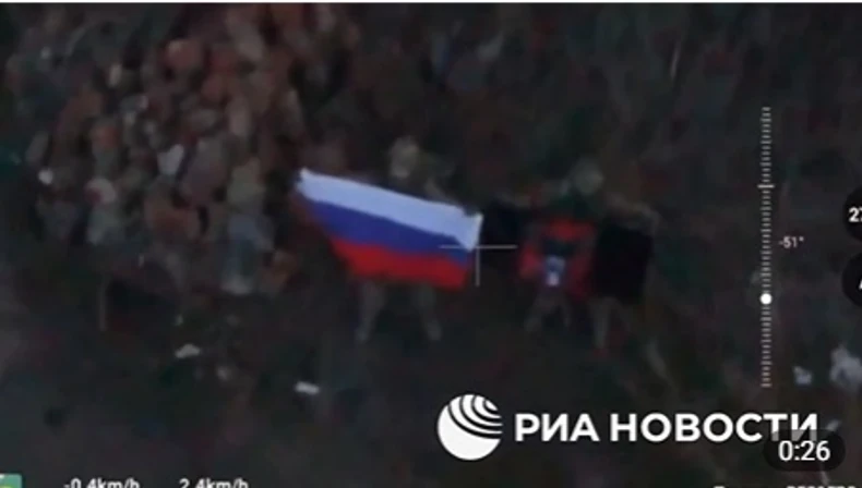 Ruska zastava navodno podignuta u Kurahovu