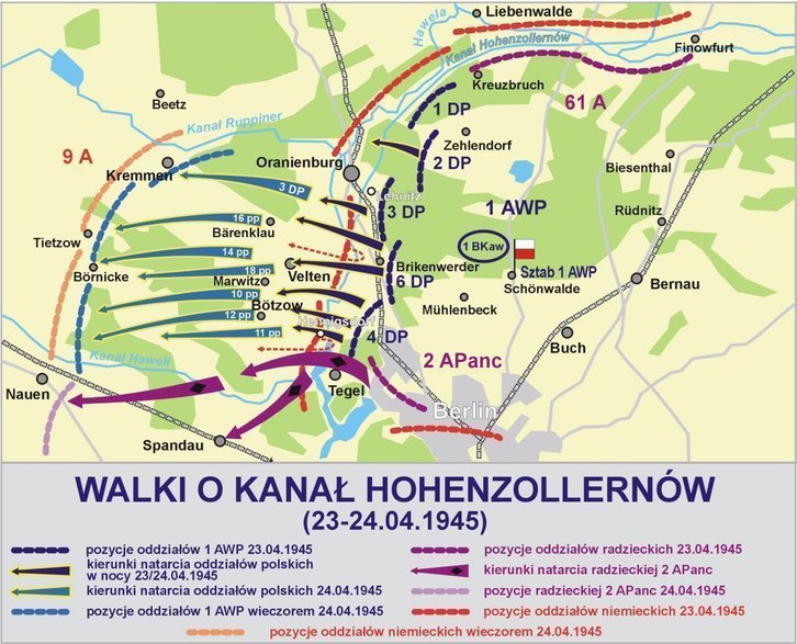 1. Armia Wojska Polskiego w walkach na północ od Berlina