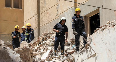 Horror w Egipcie. Runął 13-piętrowy wieżowiec. Pod gruzami są ludzie