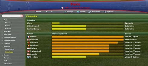 Screen z gry Football Manager 2007