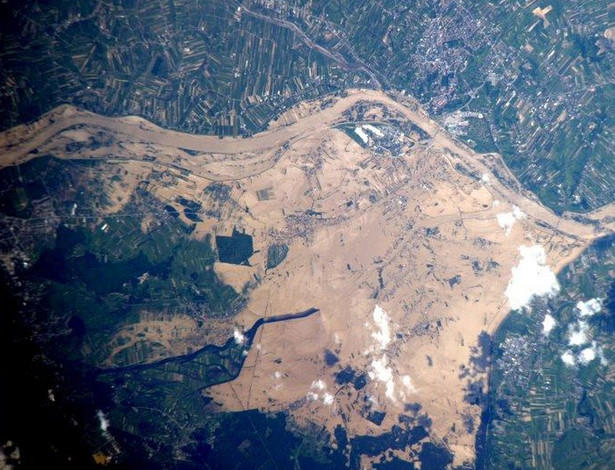 Powódź w Polsce widać z kosmosu