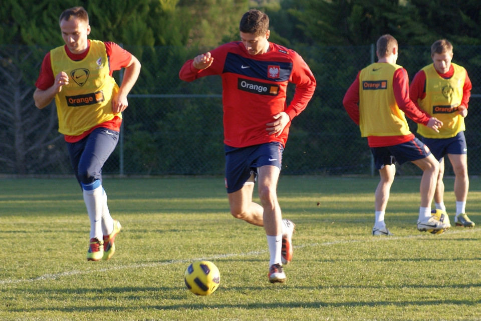 Trening reprezentacji Polski w Portugalii