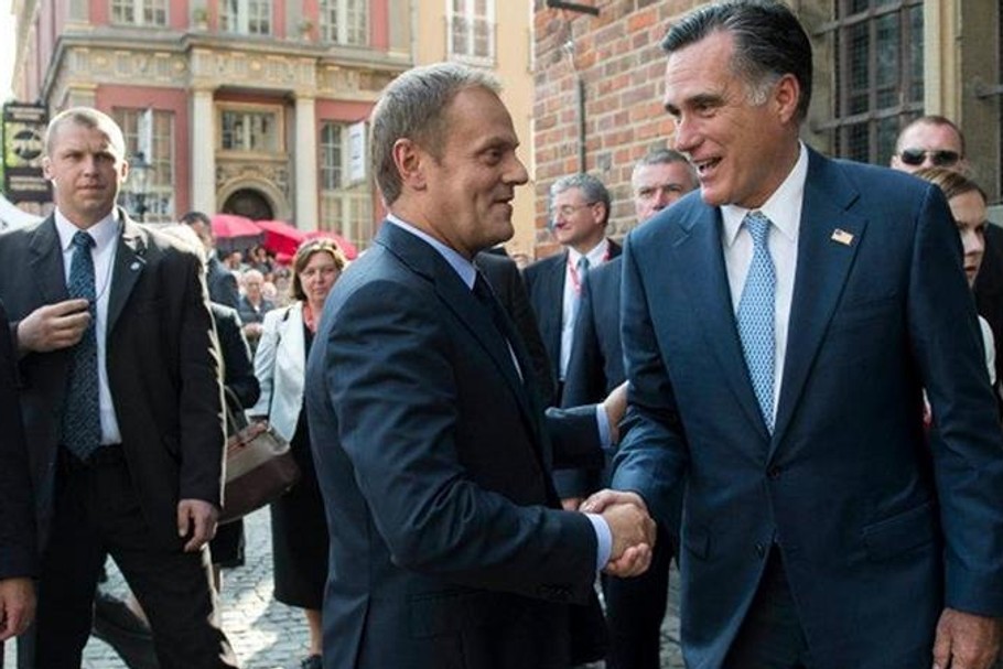 Mitt Romney Donald Tusk 2012