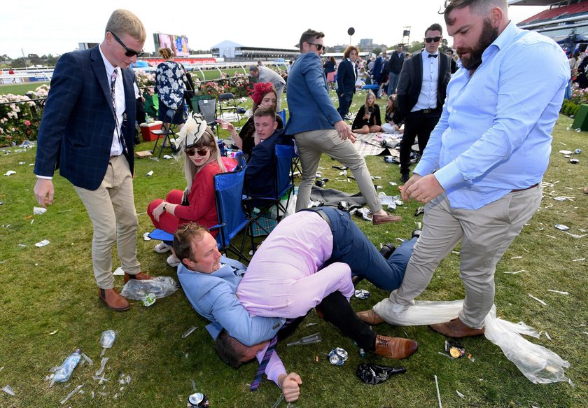 Melbourne Cup Day at Flemington Racecourse in Melbourne