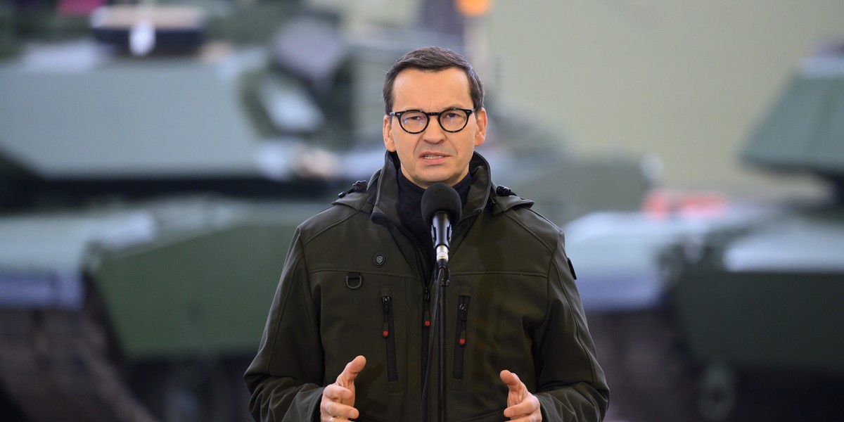 Premier Mateusz Morawiecki