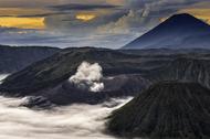 Bromo volcano at sunrise,Tengger Semeru National P