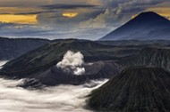 Bromo volcano at sunrise,Tengger Semeru National P