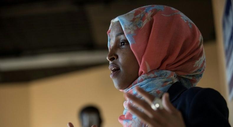 Ilhan Omar -- a former Somali refugee who wears the hijab -- was elected in November to the legislature of the midwestern state of Minnesota