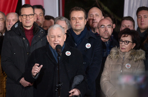Jarosław Kaczyński, Mateusz Morawiecki, Elżbieta Witek, Rafał Bochenek