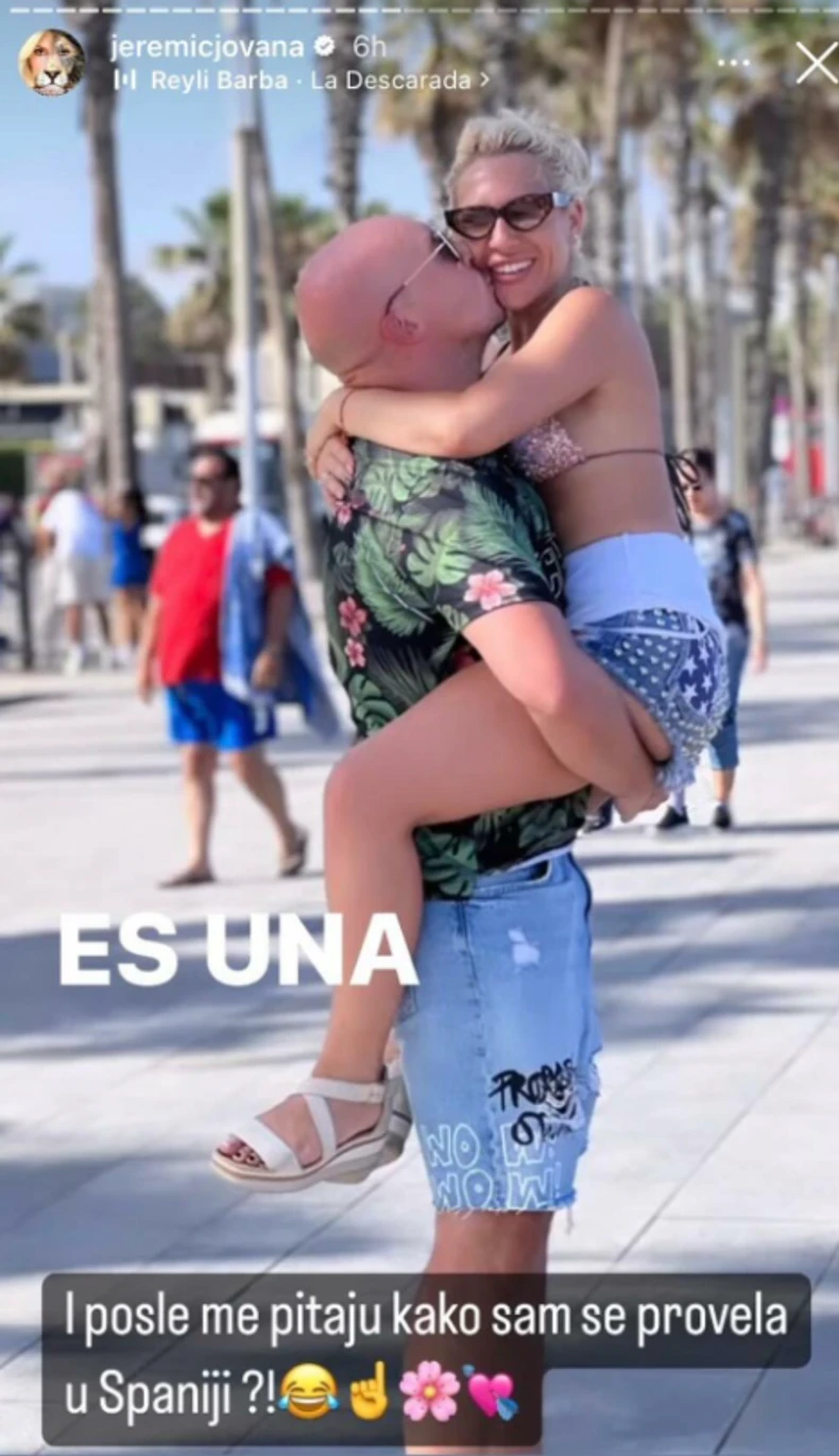 Jovana sa Nenadom u Španiji