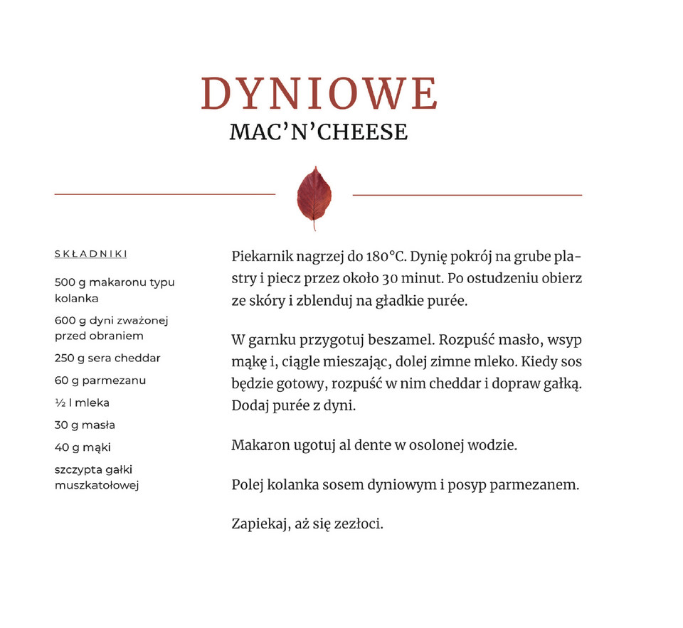 Dyniowe Mac'n'Cheese