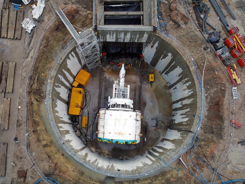 Katarzyna drąży tunel pod Łodzią.