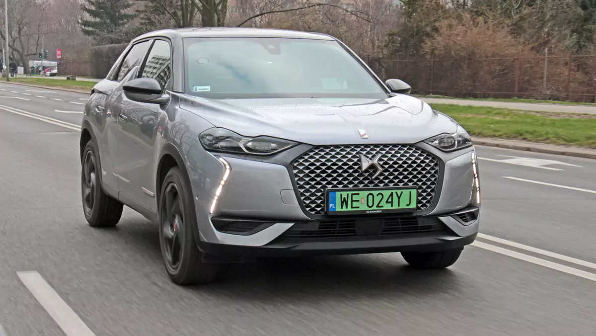 DS 3 Crossback E-tense - elektryk idealny do miasta