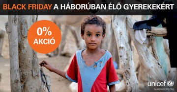 unicef, black friday, saba, ahmad, black friday, akció, adomány