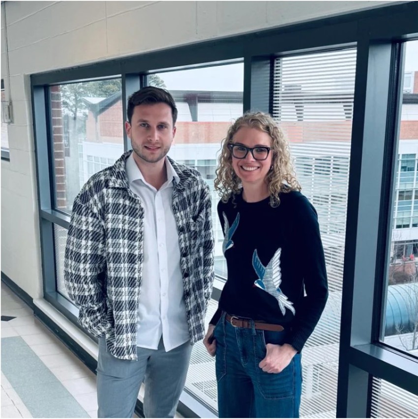 Istraživači dr Ana Klif i Patrik Krakovjak 