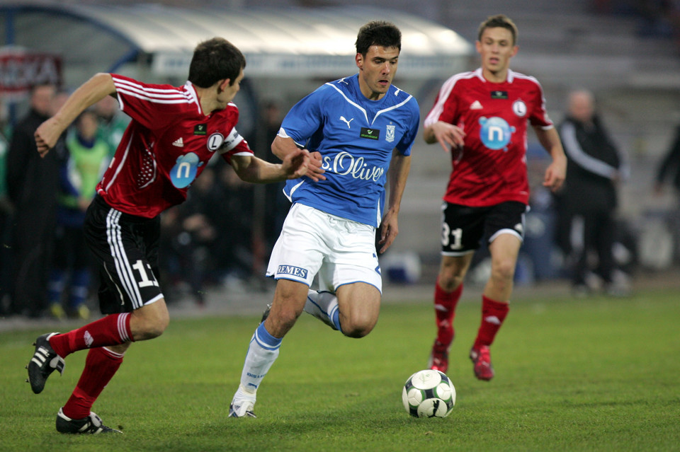 PIŁKA NOŻNA LIGA POLSKA LECH POZNAŃ - LEGIA WARSZAWA